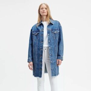 Long Levi’s Blue Denim Jacket